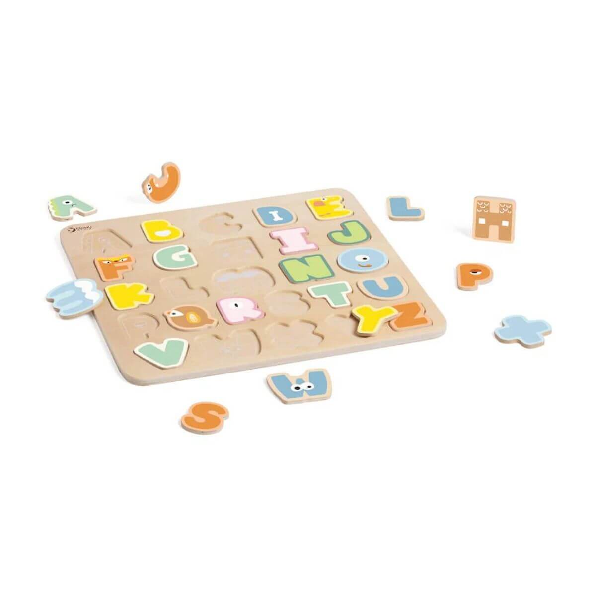 Puzzle Alfabeto pastel
