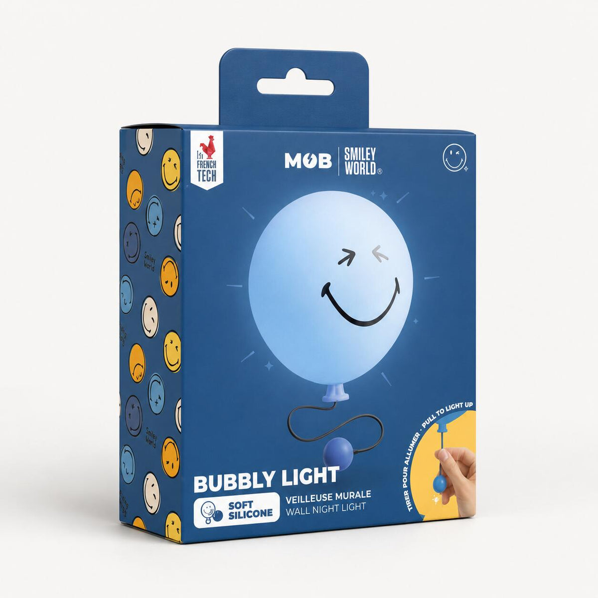 Lámpara BUBBLY - Smiley Azul