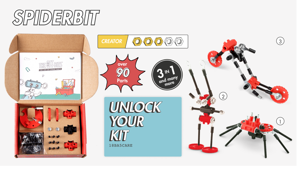 Kit de construcción SpiderBit