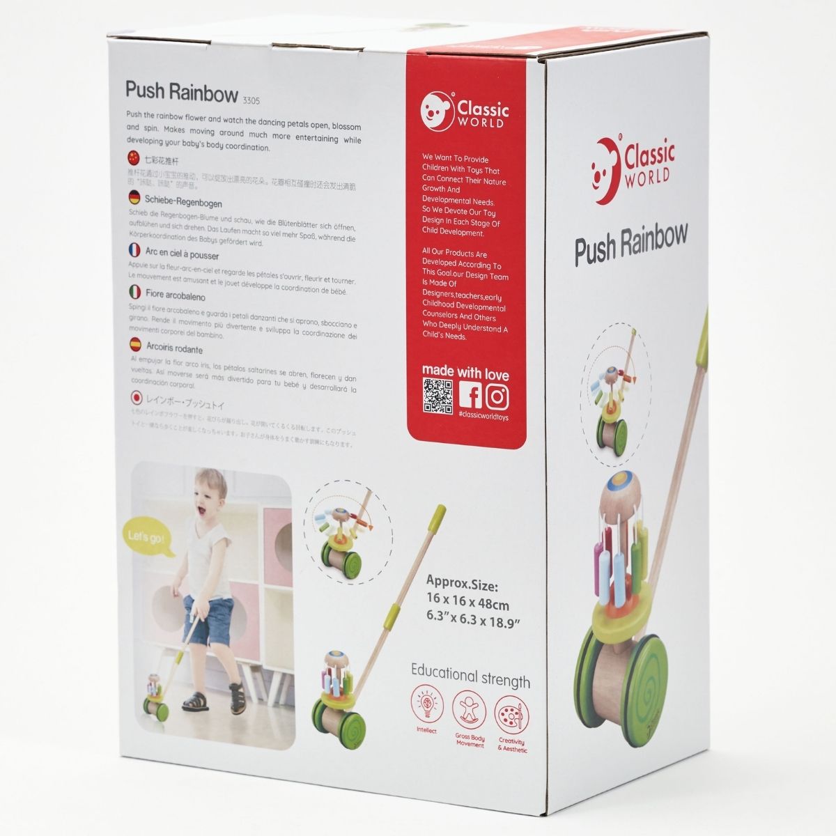 Arrastre palo Arco iris