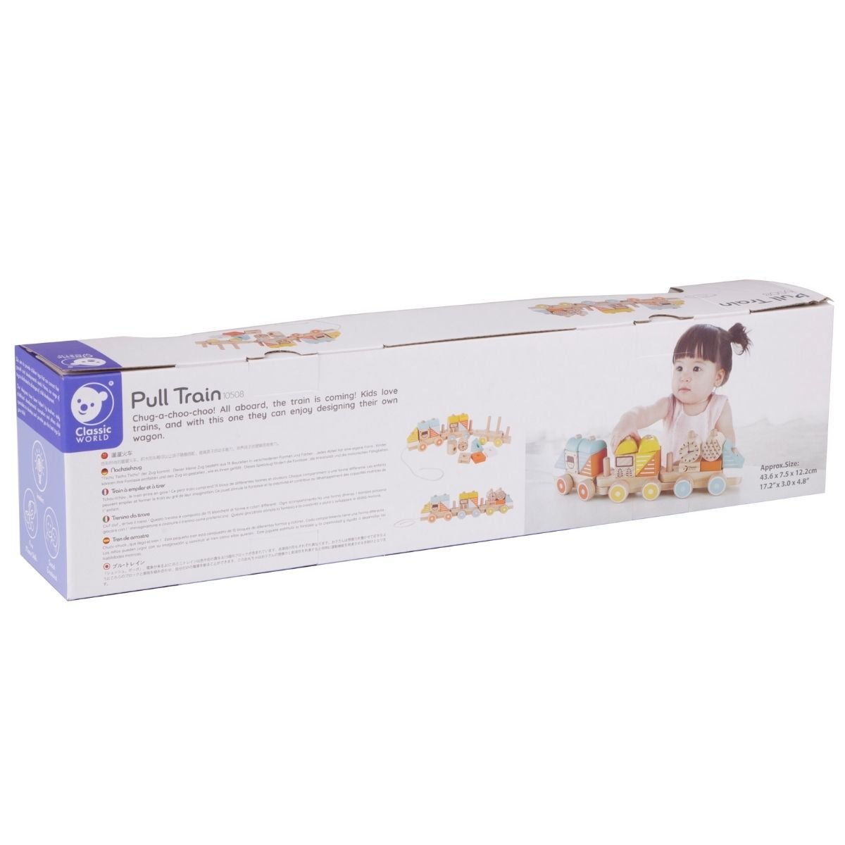 Arrastre tren con bloques