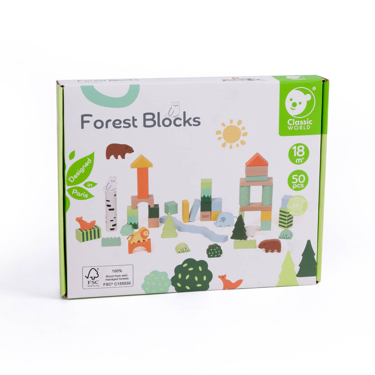 Bloques Bosque (50 piezas)