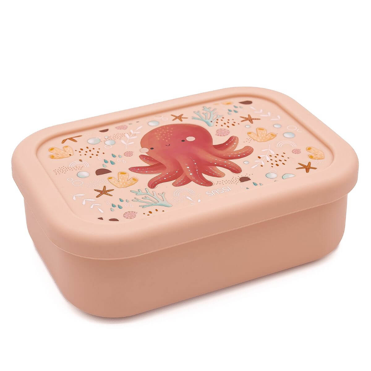 Caja almuerzo de silicona Pulpo