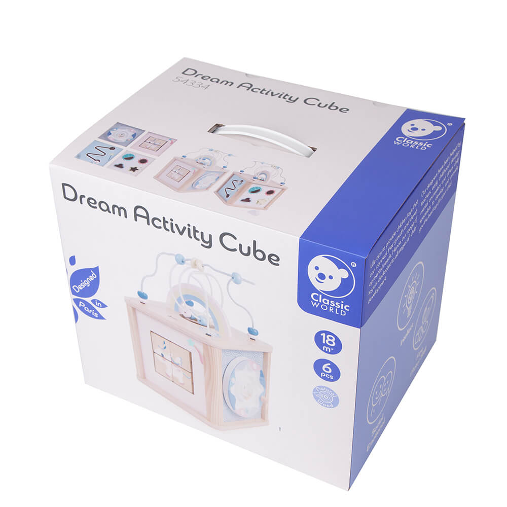 Cubo de actividades Unicornio