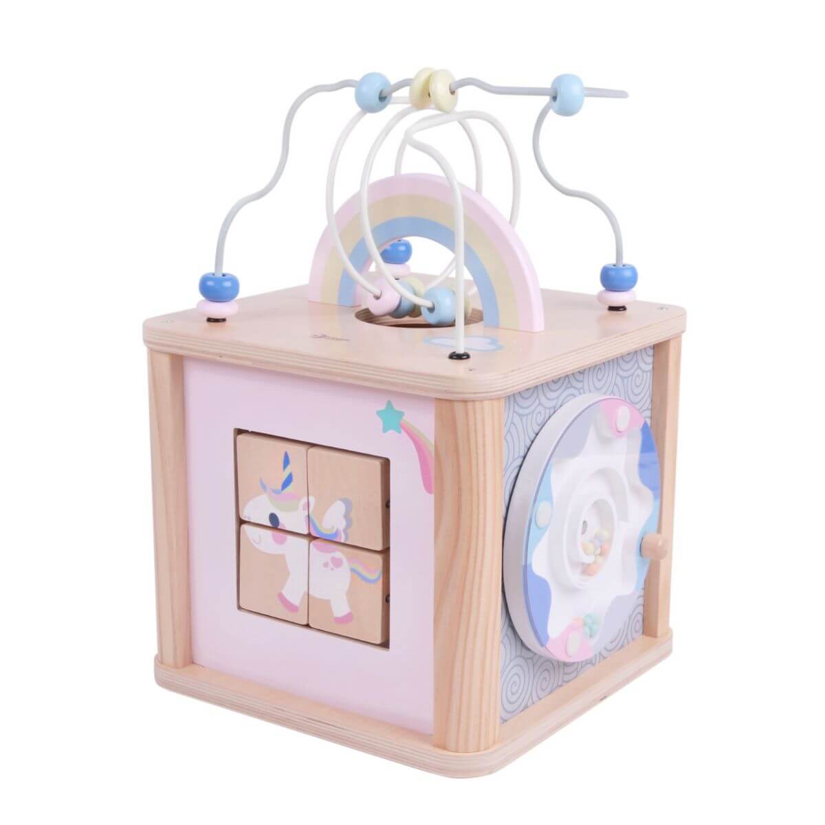 Cubo de actividades Unicornio