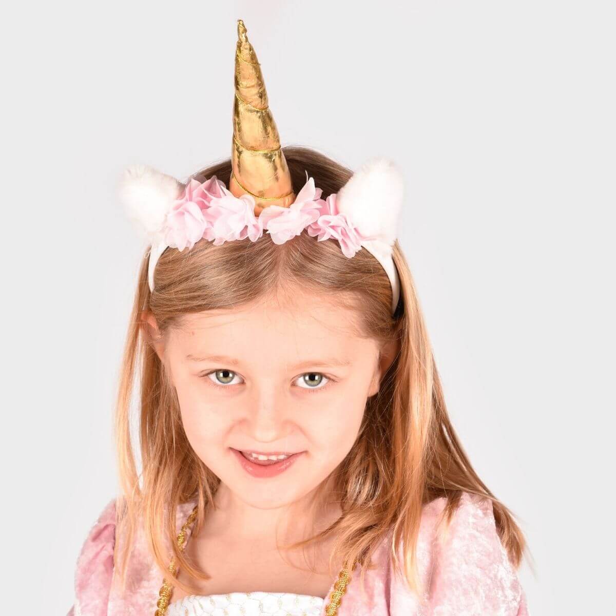 Diadema Unicornio Flores