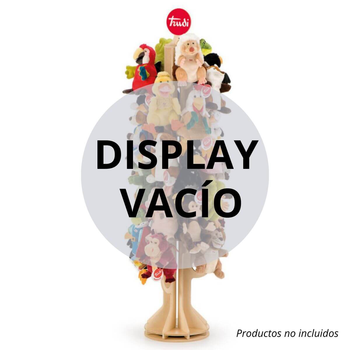 Display vacío Marionetas de pie (madera)