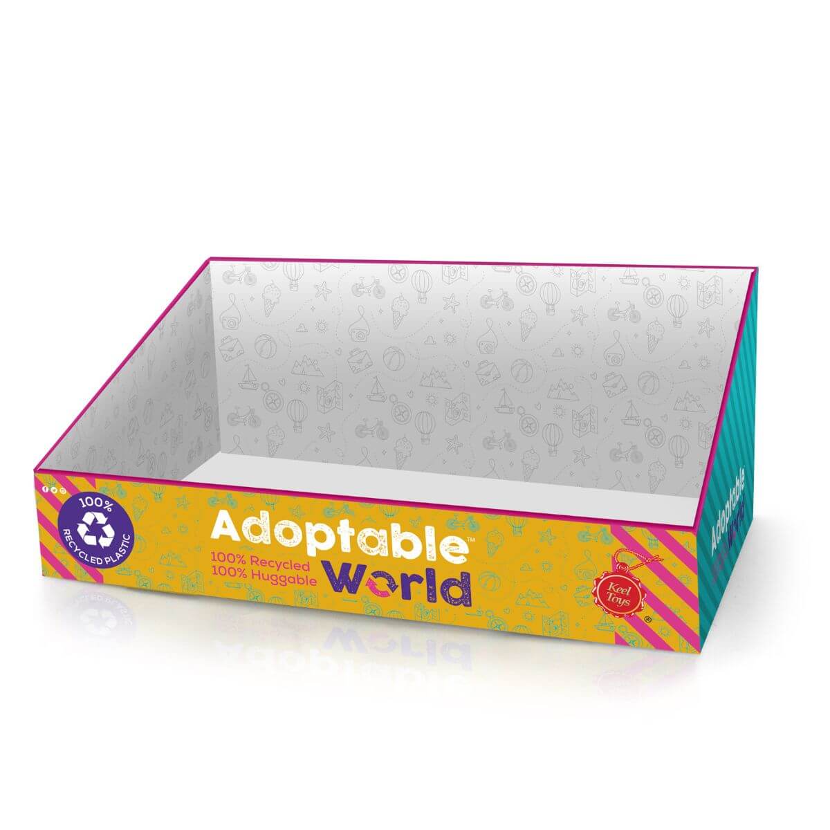 Display Peluche Adoptable World 10cm Keel Toys (24 unidades)