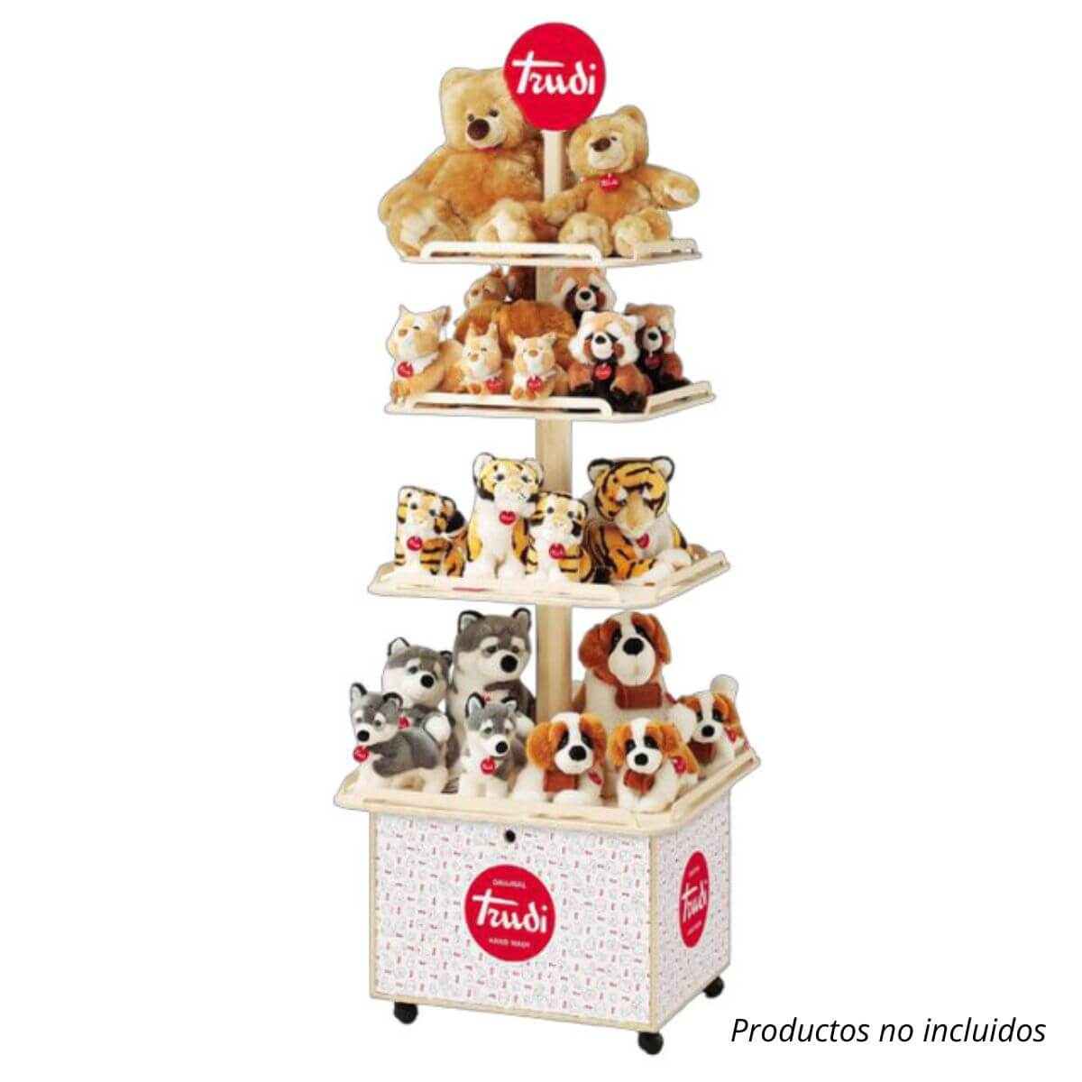 Display vacío Trudi de isla con caja (madera)