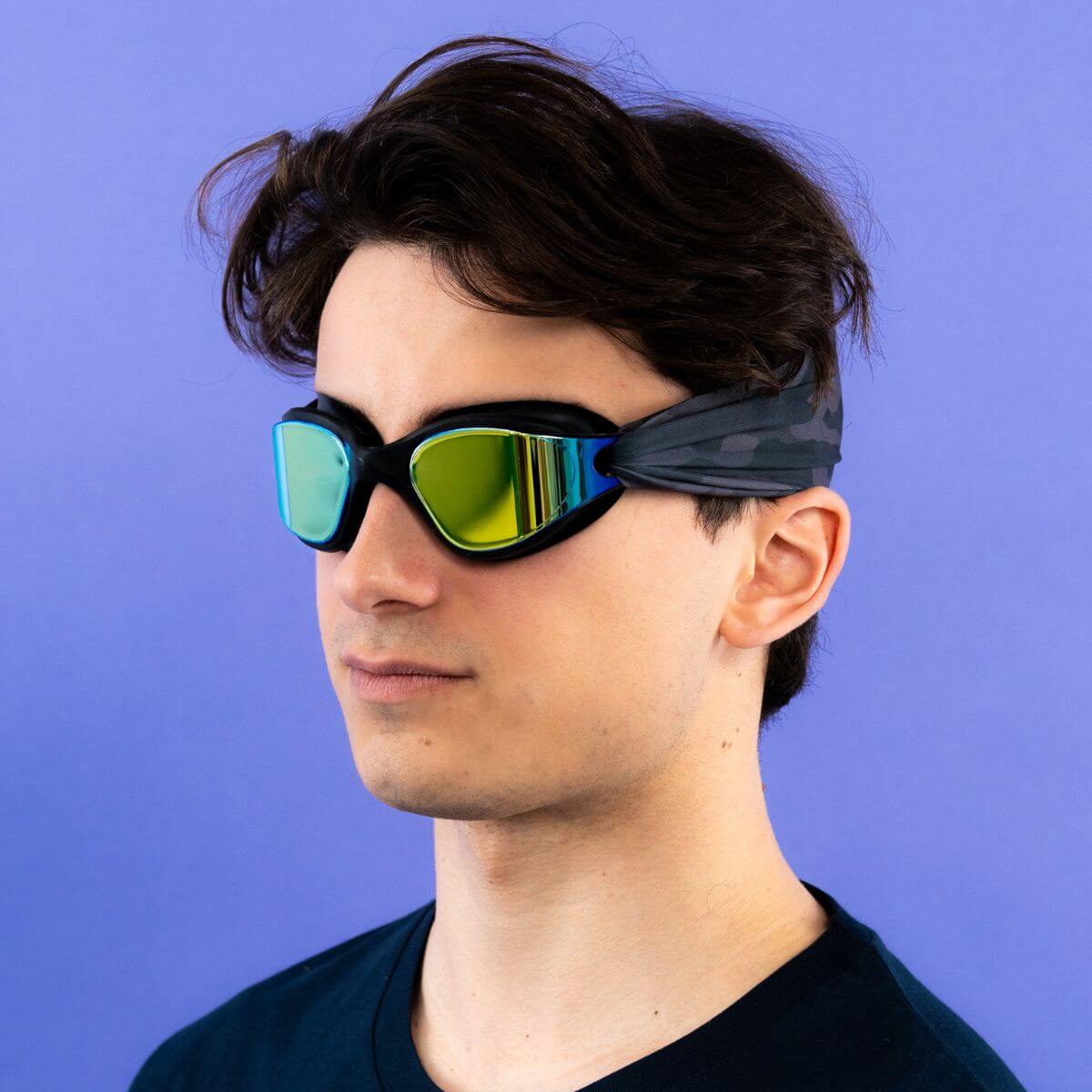 Gafas de natación Camuflaje negro (+11 años)