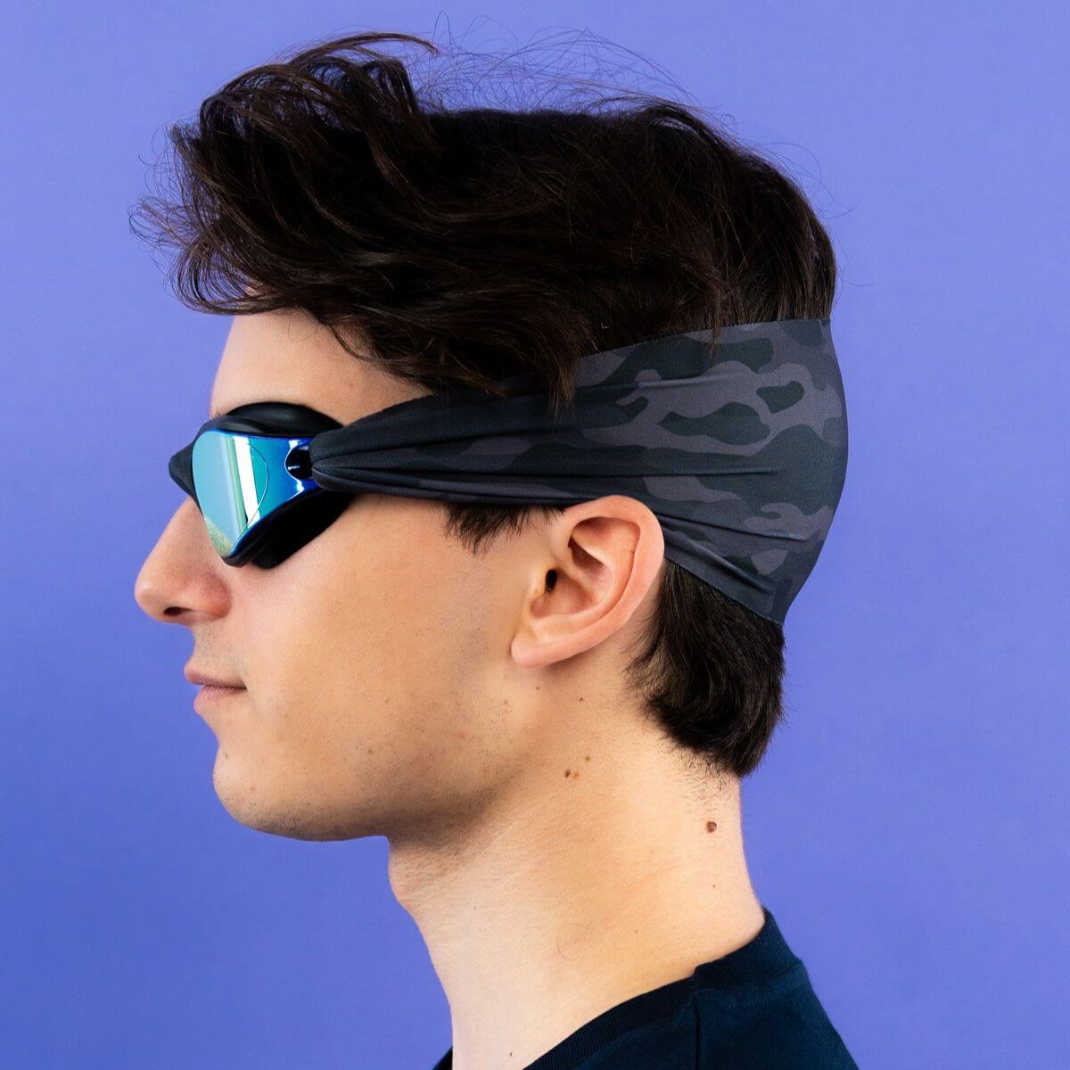 Gafas de natación Camuflaje negro (+11 años)