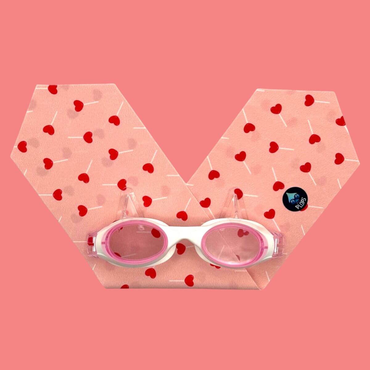 Gafas de natación Corazones de piruleta (3 - 10 años)