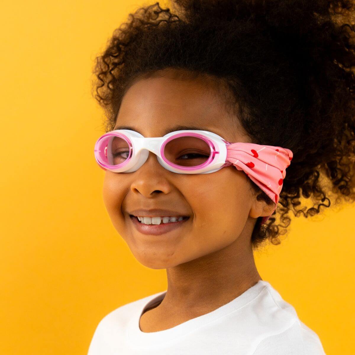 Gafas de natación Corazones de piruleta (3 - 10 años)