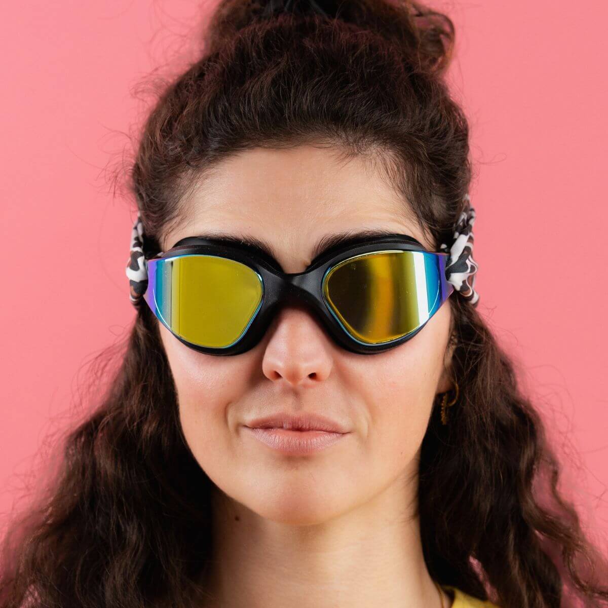 Gafas de natación Leopardo marrón y negro (+11 años)