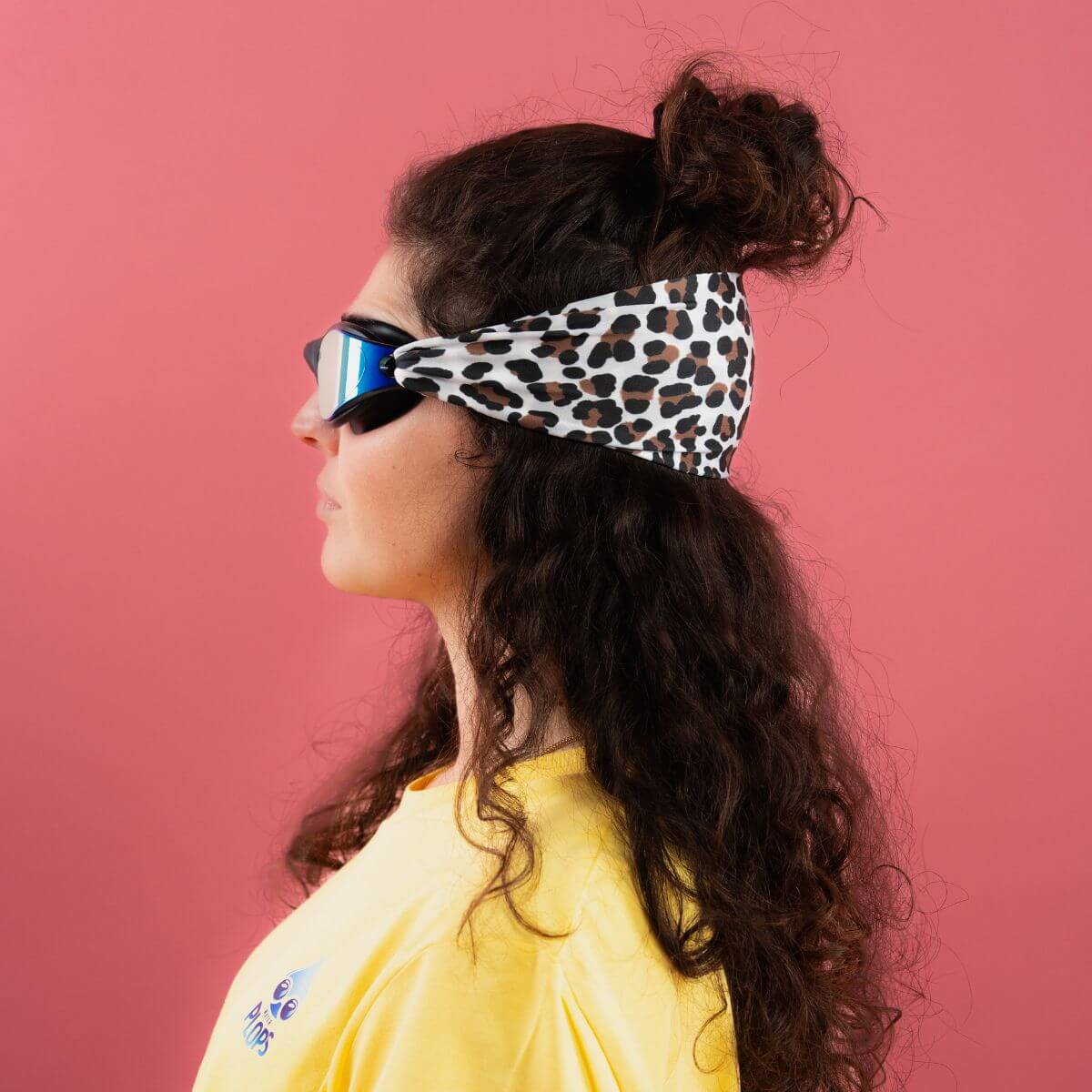 Gafas de natación Leopardo marrón y negro (+11 años)