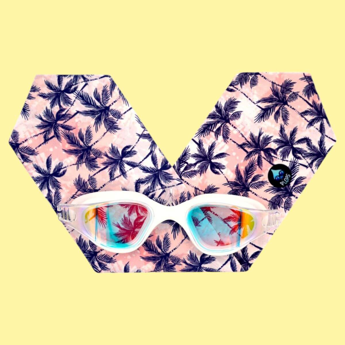 Gafas de natación Palmeras rosa (+11 años)