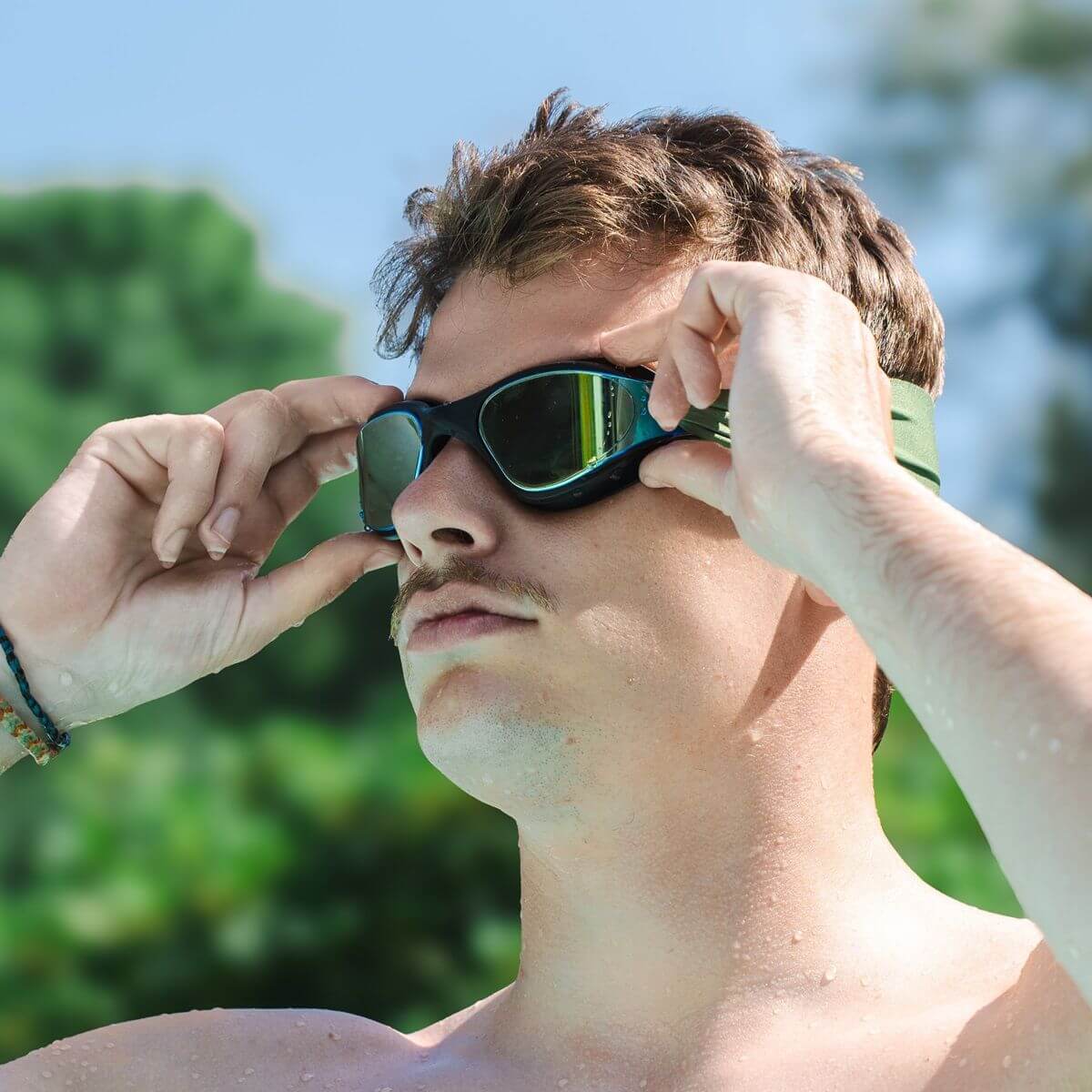 Gafas de natación Verde Caqui (+11 años)