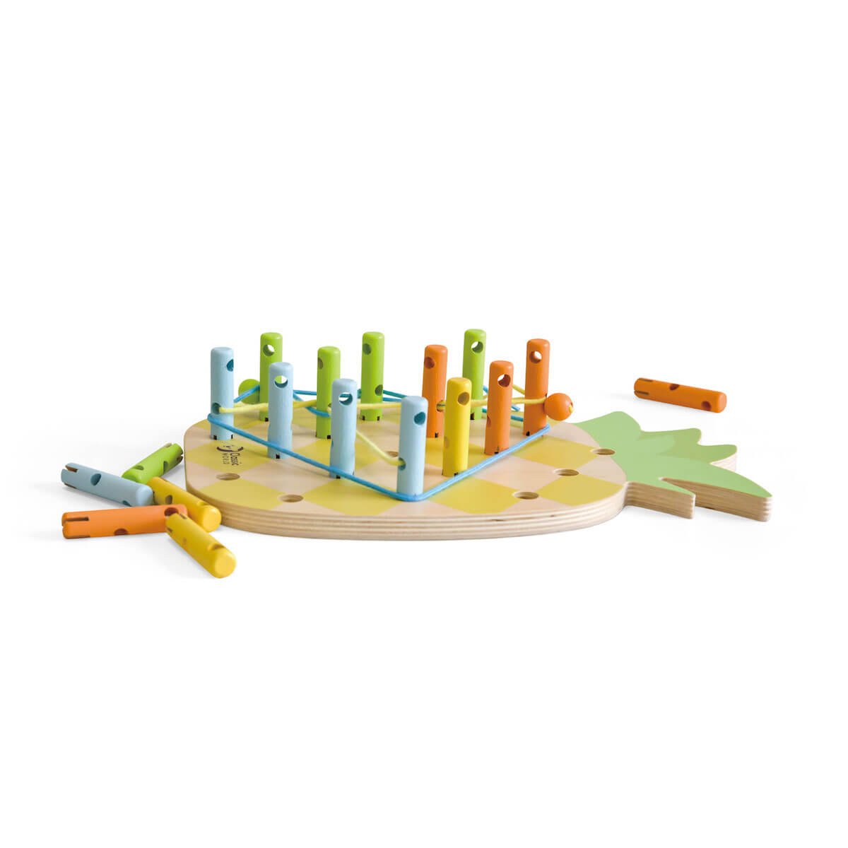 Juego de unir lazos Piña