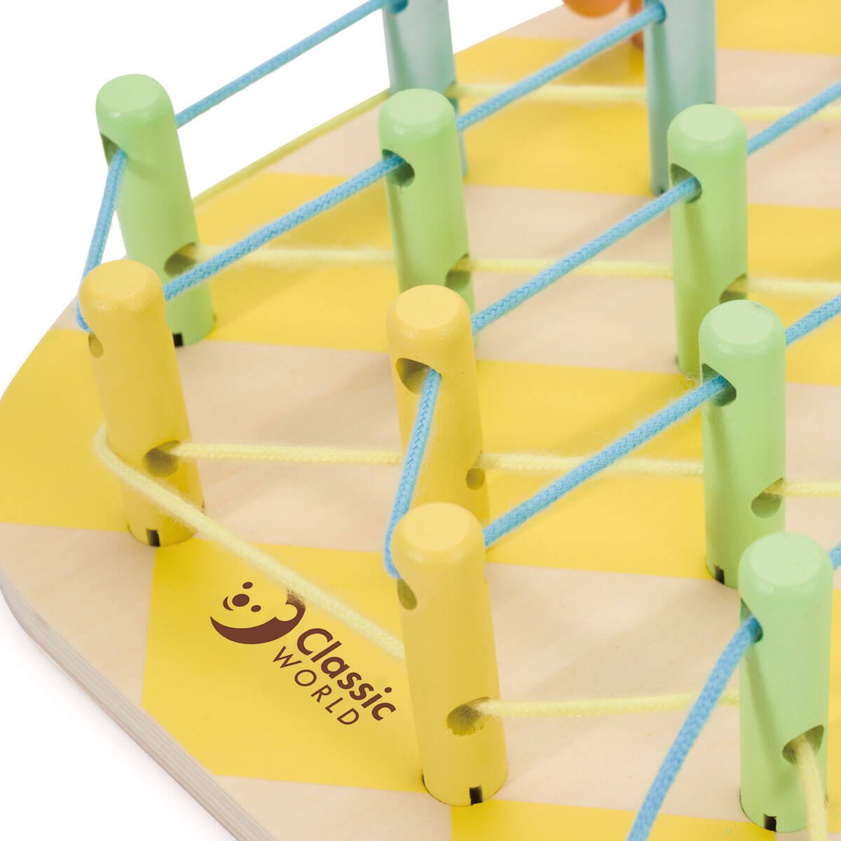 Juego de unir lazos Piña