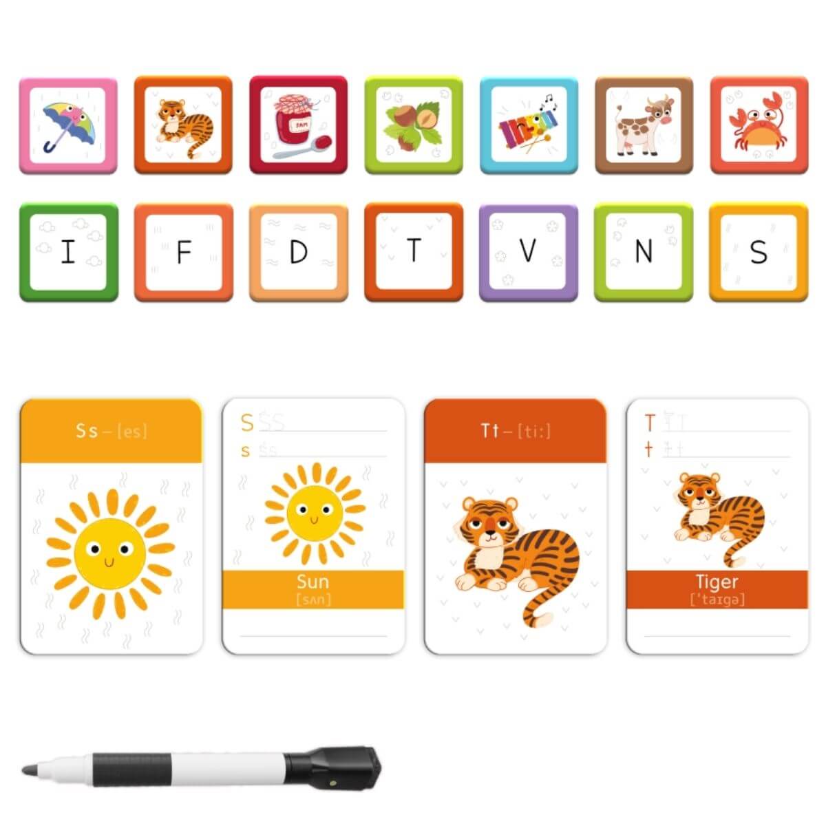 Juego magnético Aprender a escribir (inglés)