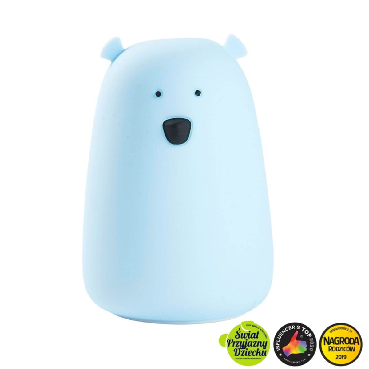 Lámpara de silicona Oso Azul