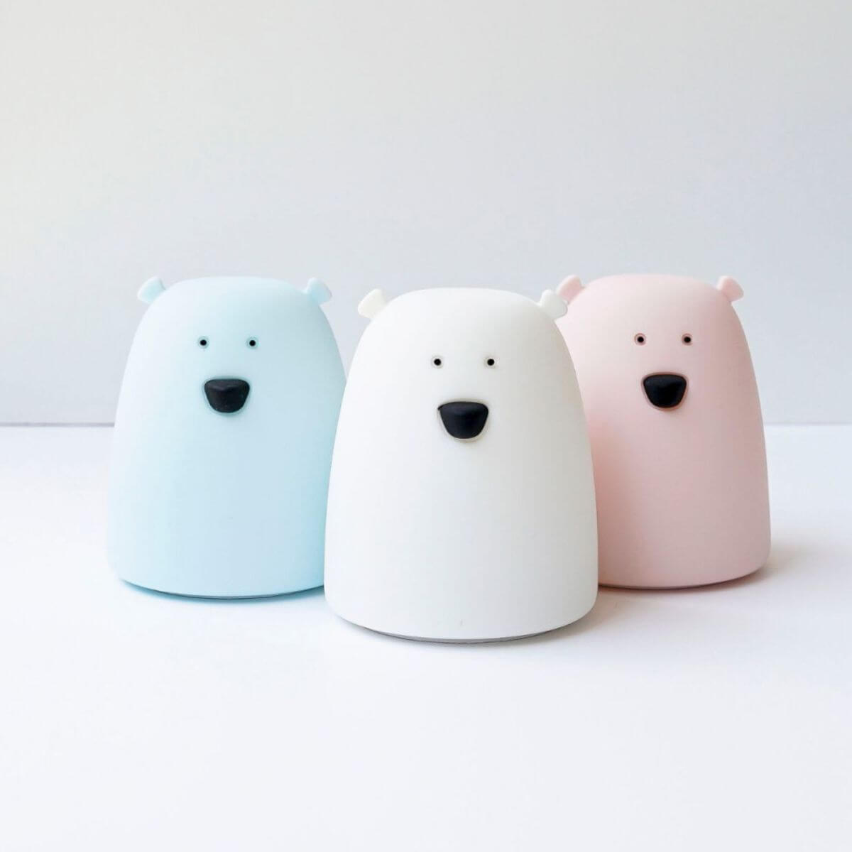 Lámpara de silicona Oso Blanco Pequeña