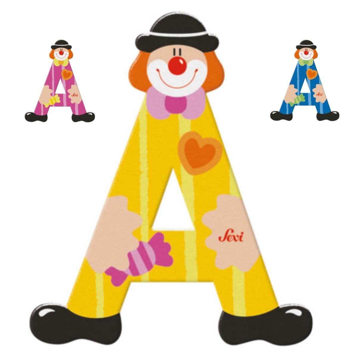Letra A Payaso