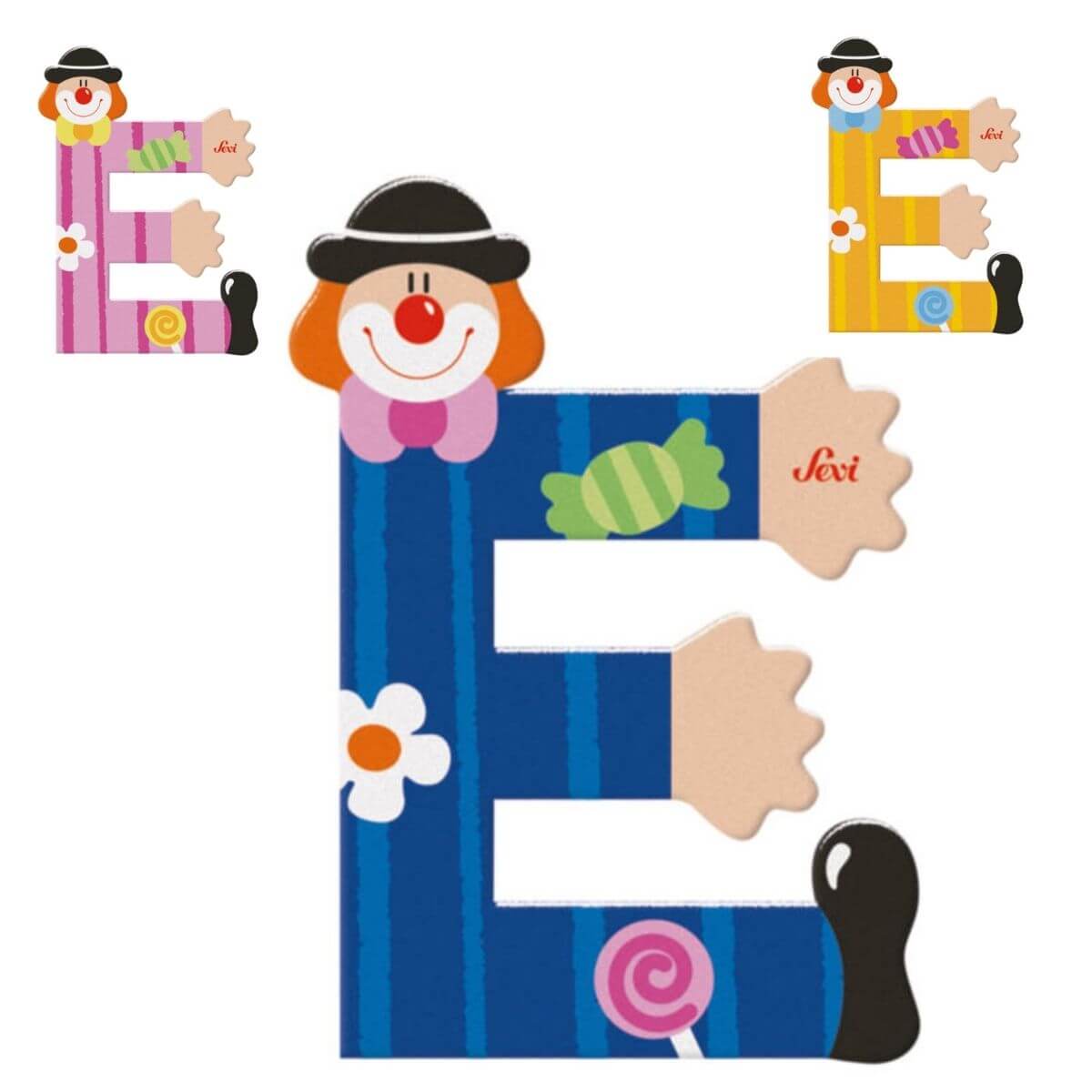 Letra E Payaso