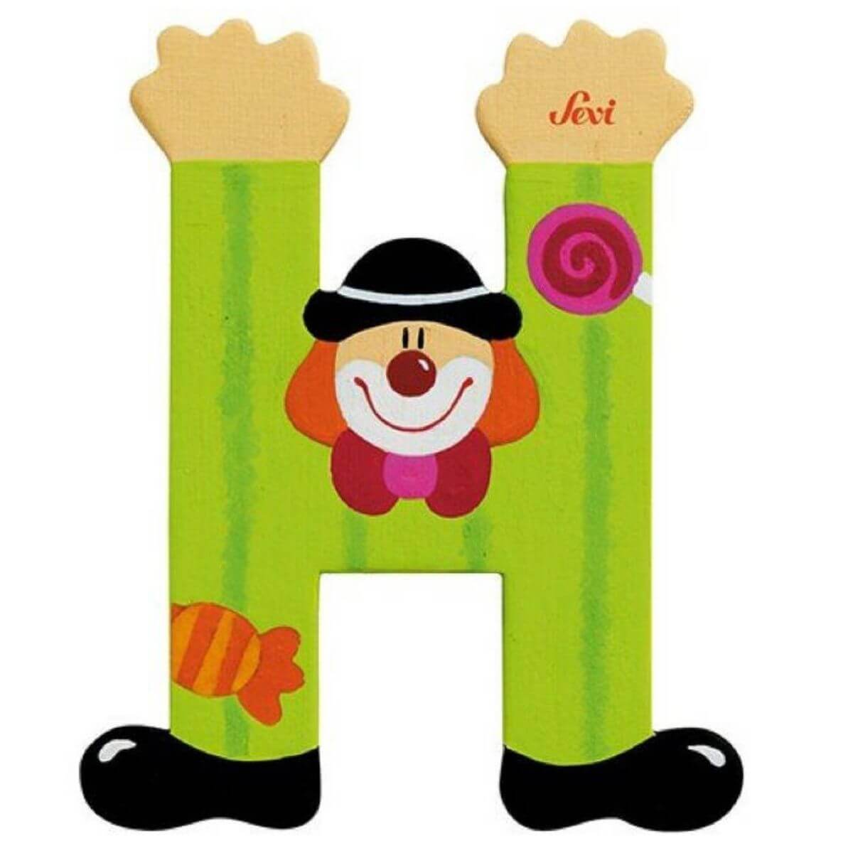 Letra H Payaso