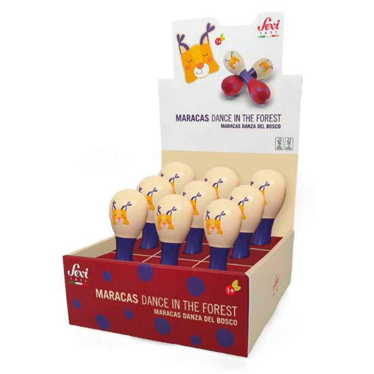 Display Maracas Danza del Bosque