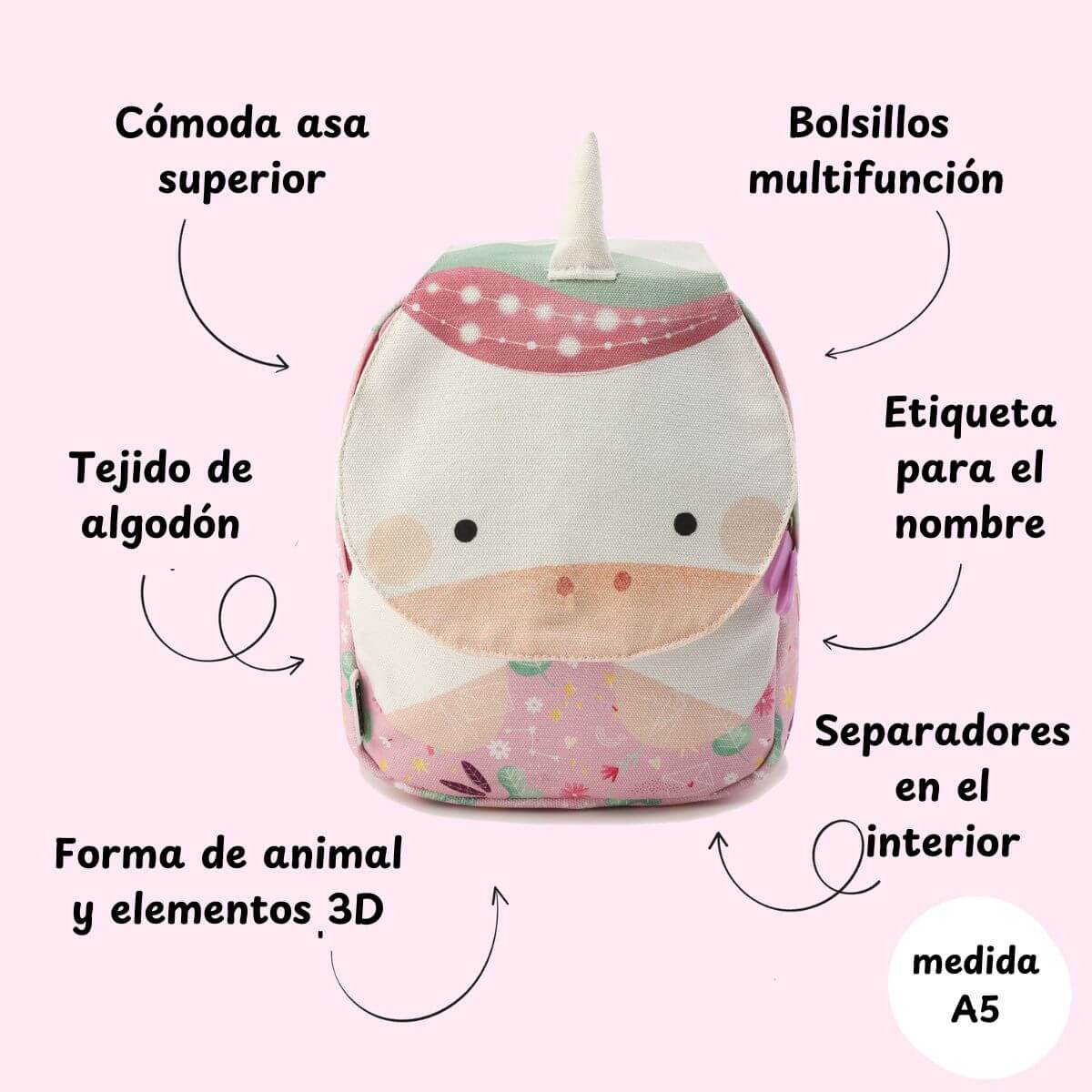 Mini Mochila Unicornio