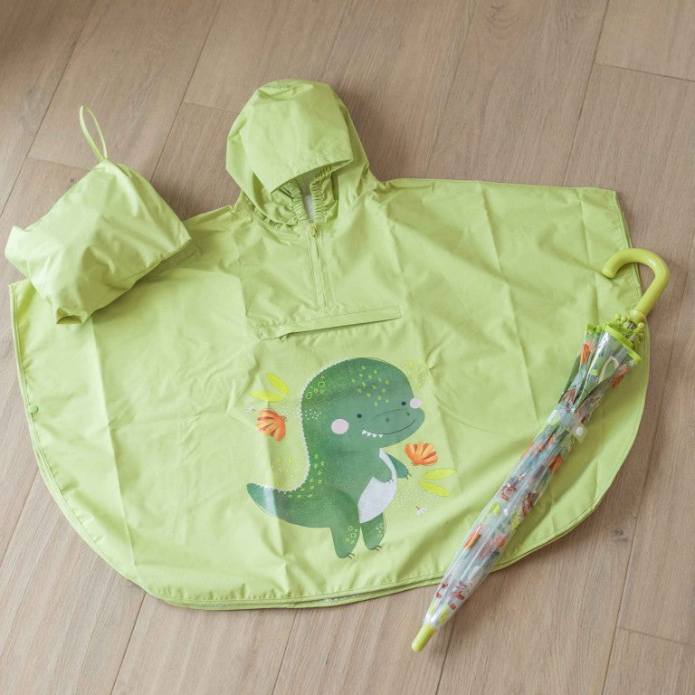 Poncho Impermeable Dinosaurio