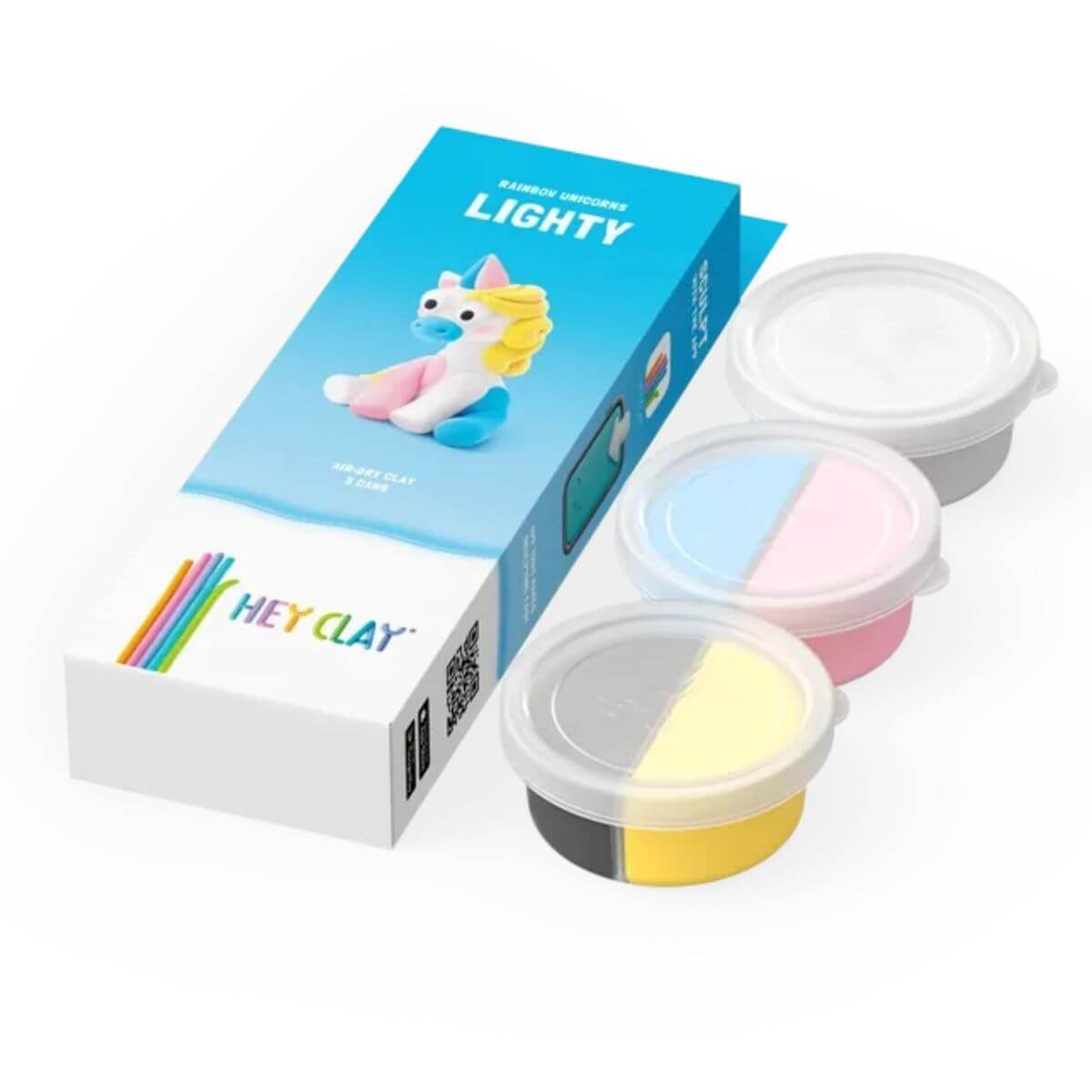Plastilina interactiva Unicornio Lighty (3 botes)