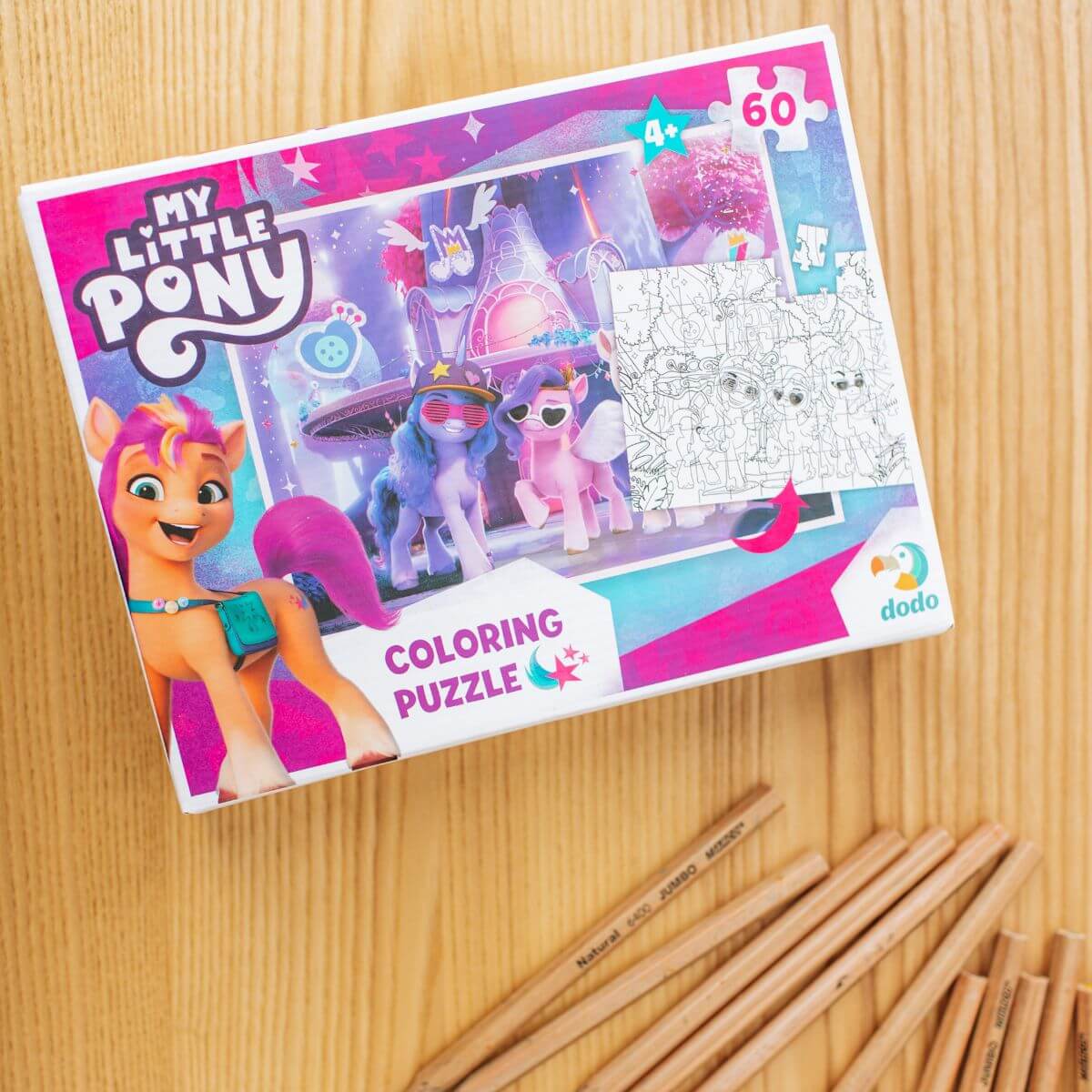 Puzzle 2 en 1 para colorear My Little Pony Fashion (60 piezas)