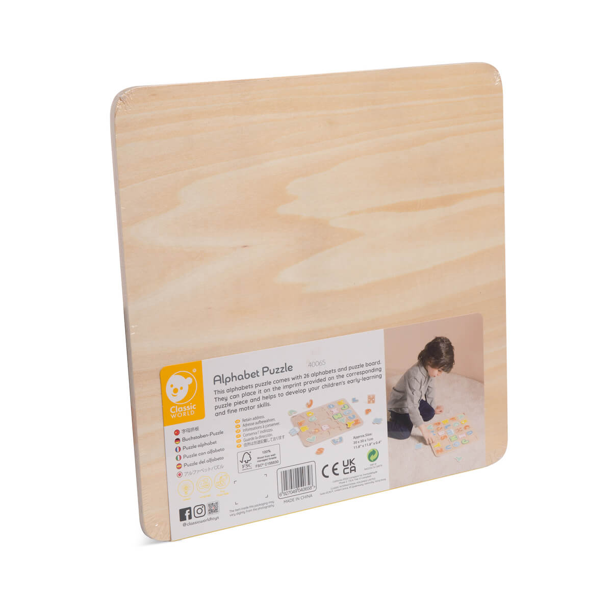 Puzzle Alfabeto pastel