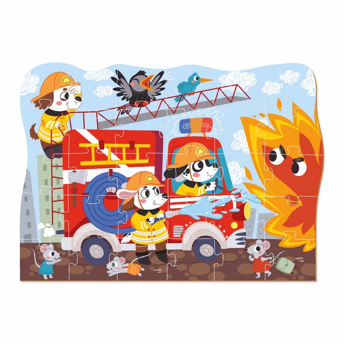 Puzzle Bomberos al rescate