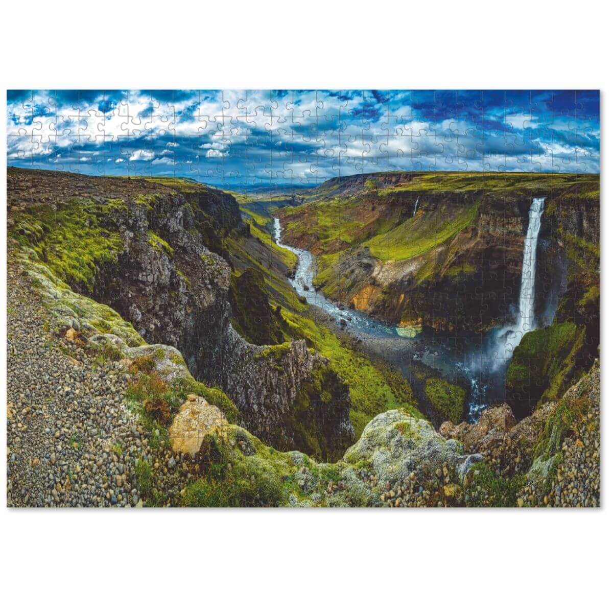 Puzzle Cascada Haifoss (Islandia)