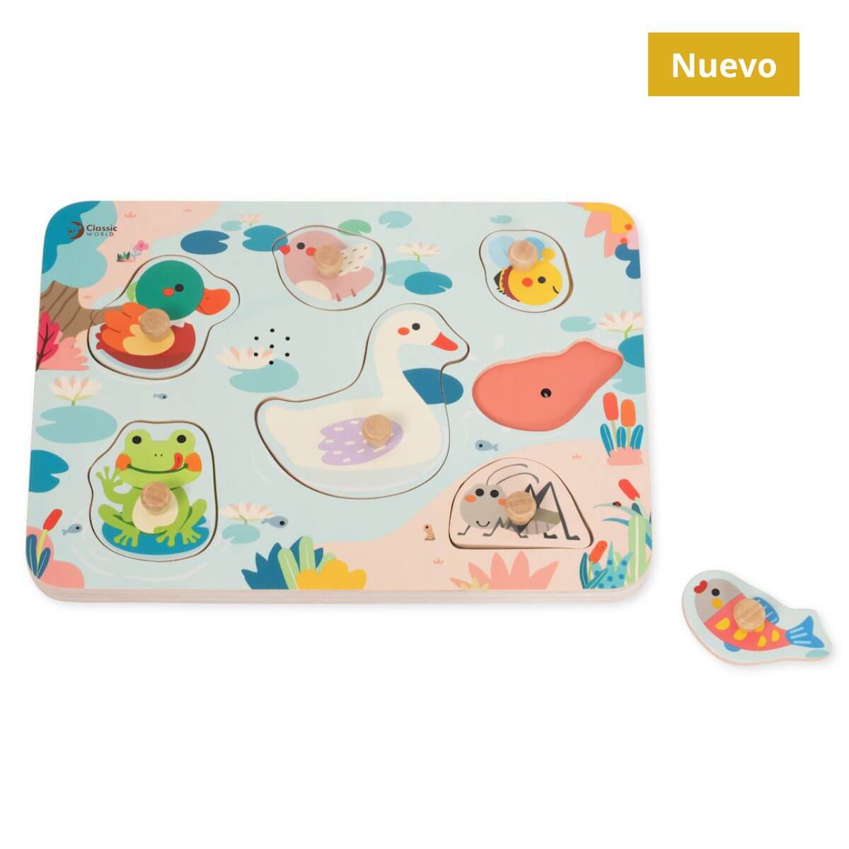 Puzzle con sonidos Estanque
