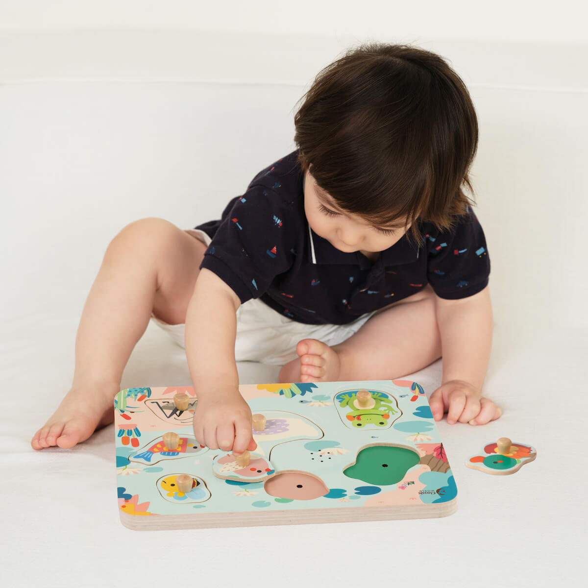 Puzzle con sonidos Estanque