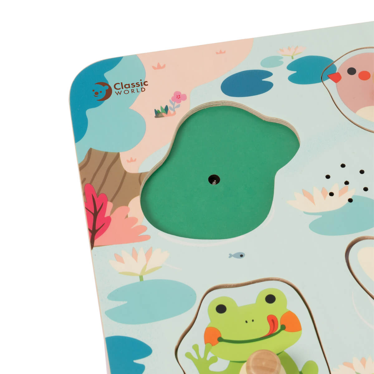 Puzzle con sonidos Estanque