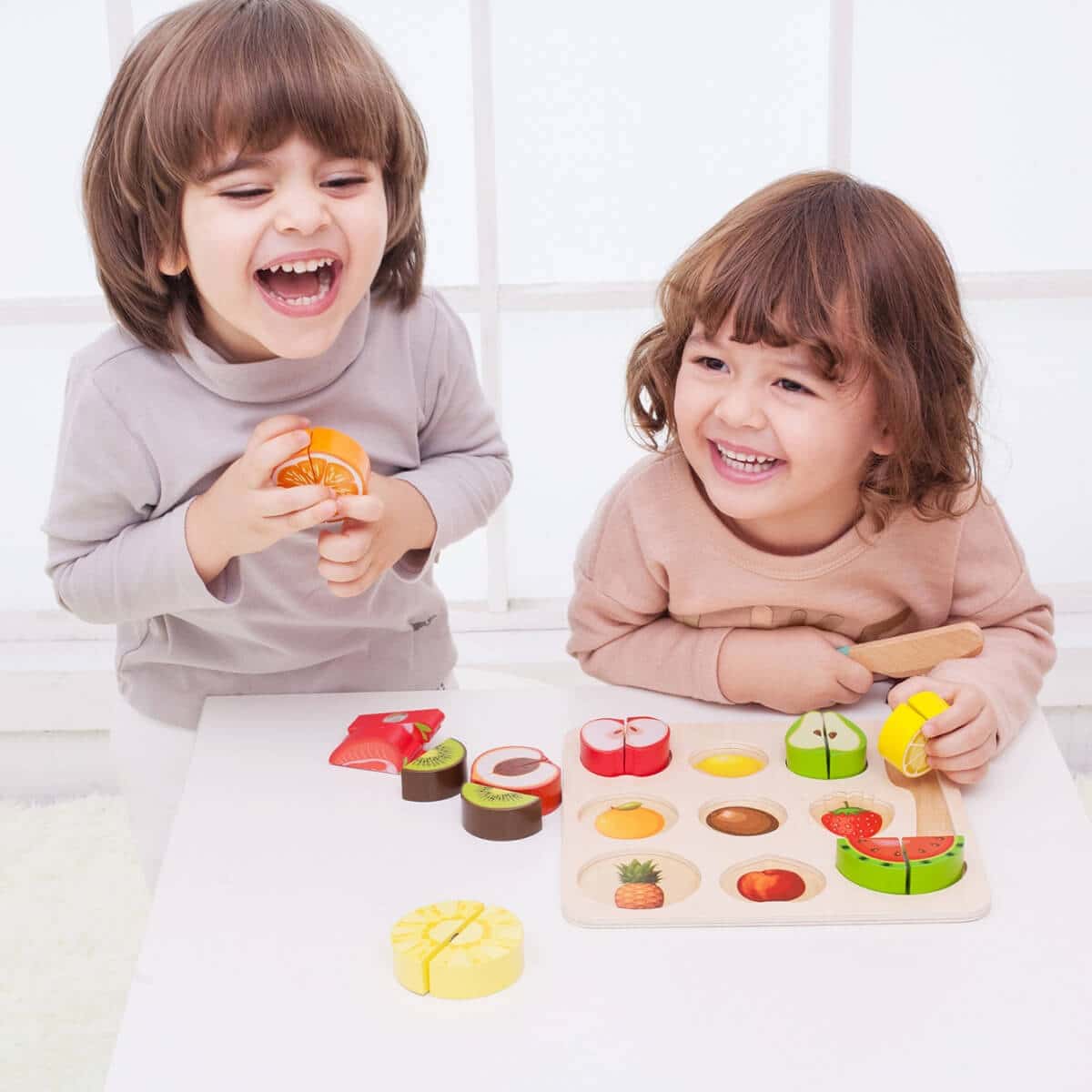 Puzzle Cortar frutas
