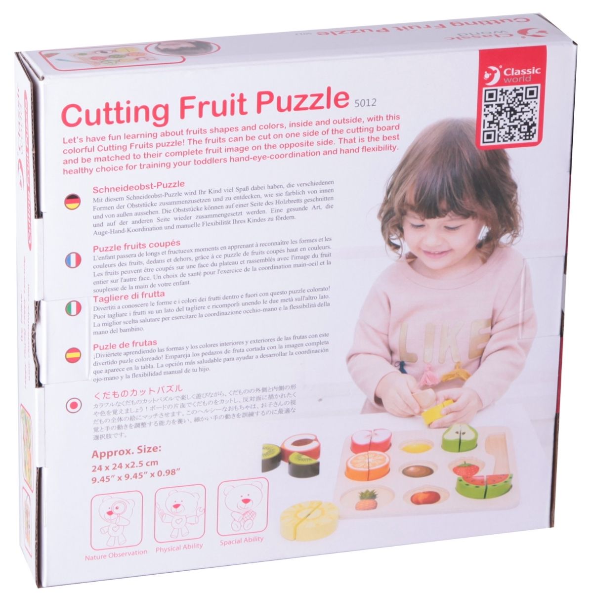 Puzzle Cortar frutas