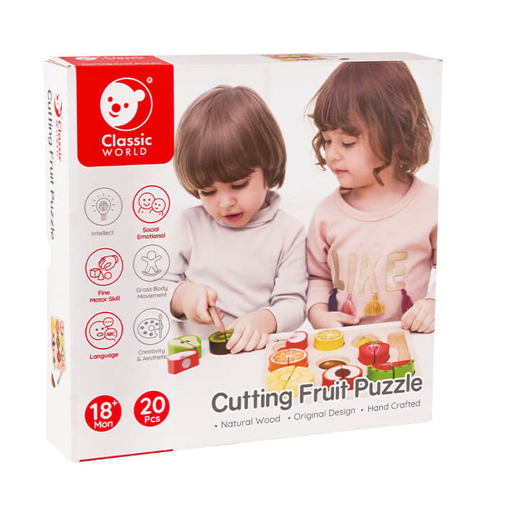 Puzzle Cortar frutas