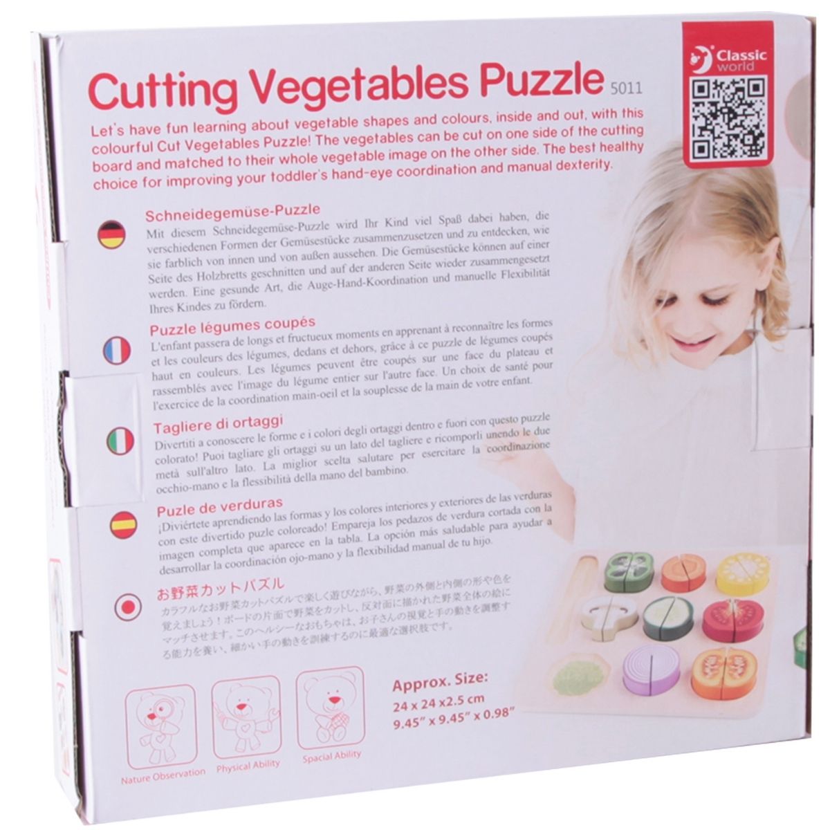 Puzzle Cortar verduras