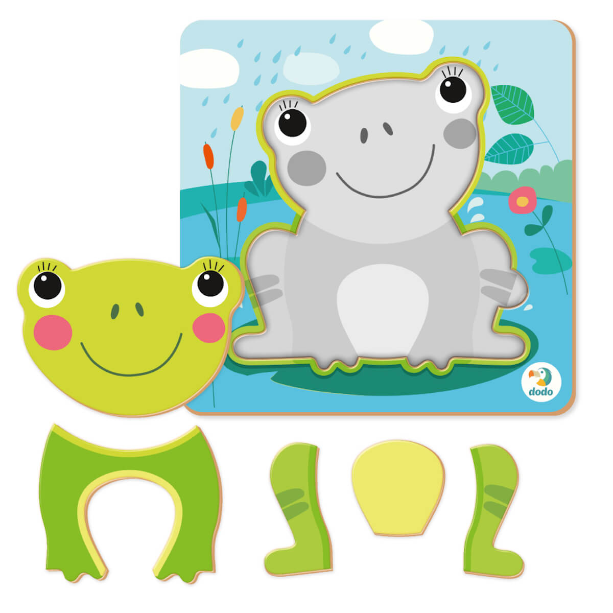Puzzle encajable mini Rana