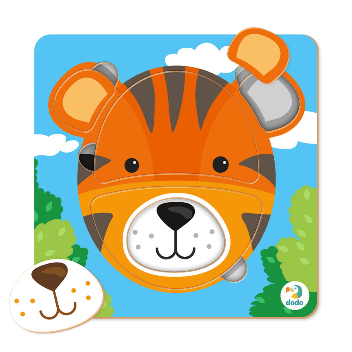 Puzzle encajable mini Tigre