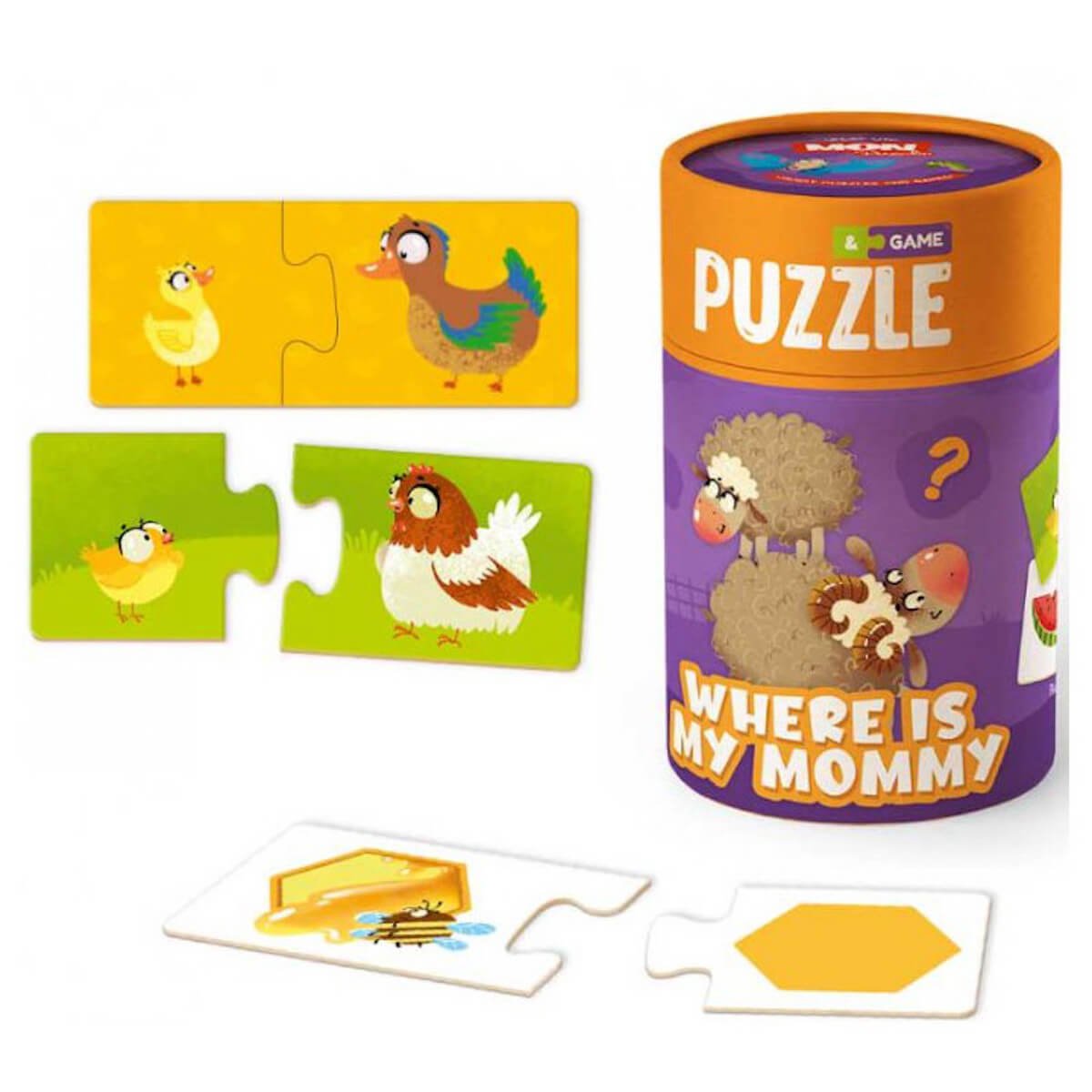 Puzzle & Juego ¿Dónde está mi mamá?