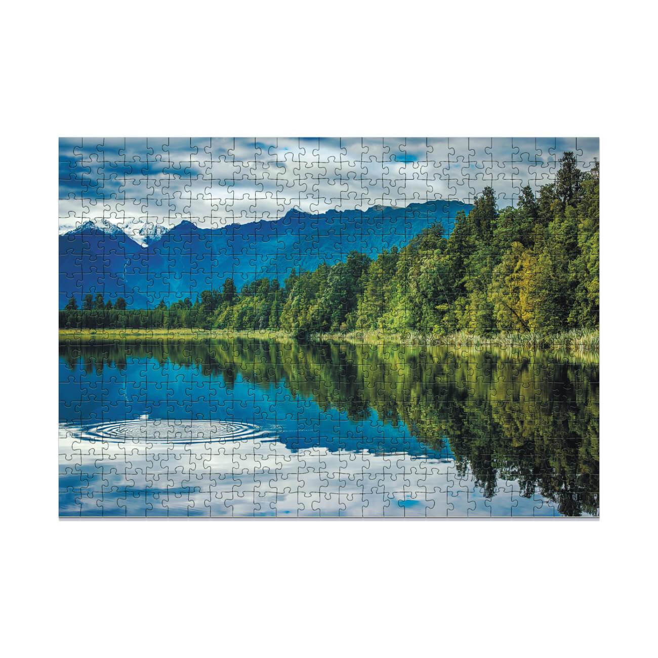 Puzzle Lago Matheson (Nueva Zelanda)
