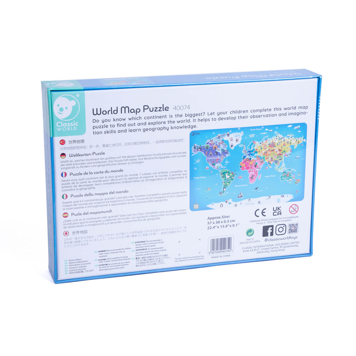 Puzzle Mapa del Mundo