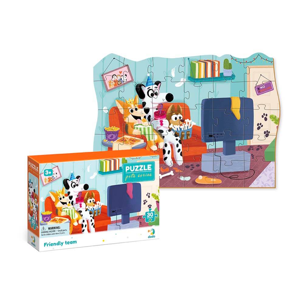 Puzzle Mascotas Amigos